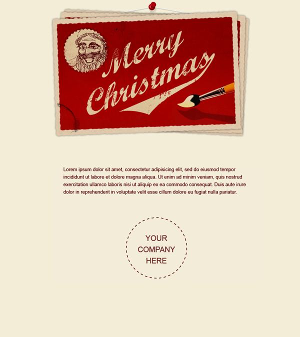 Templates Emailing Merry Christmas Sarbacane