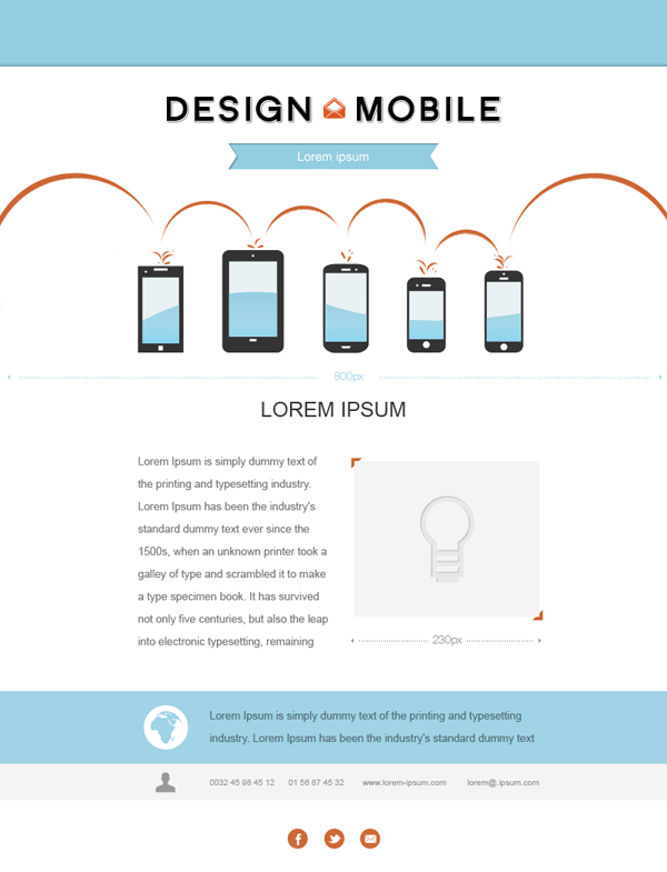 Templates Emailing Design Mobile Sarbacane