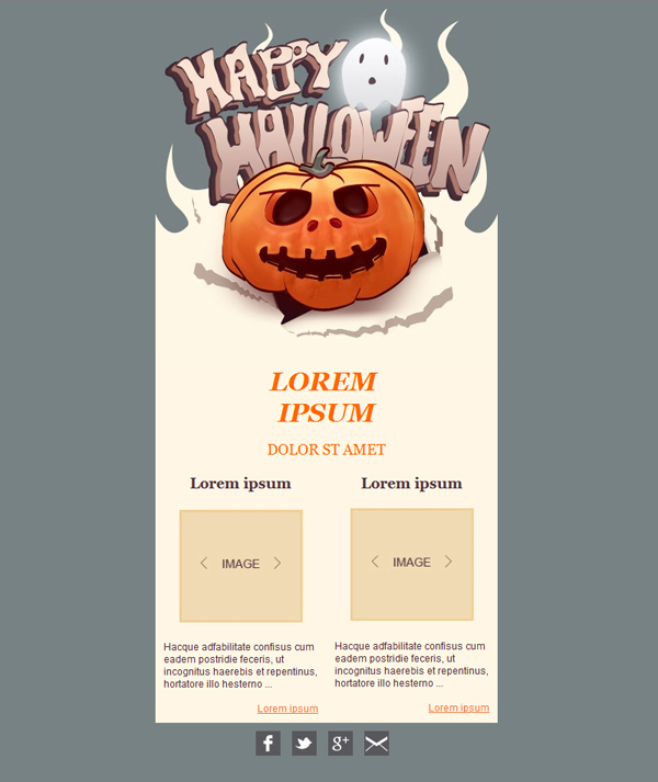 Templates Emailing Halloween Sarbacane